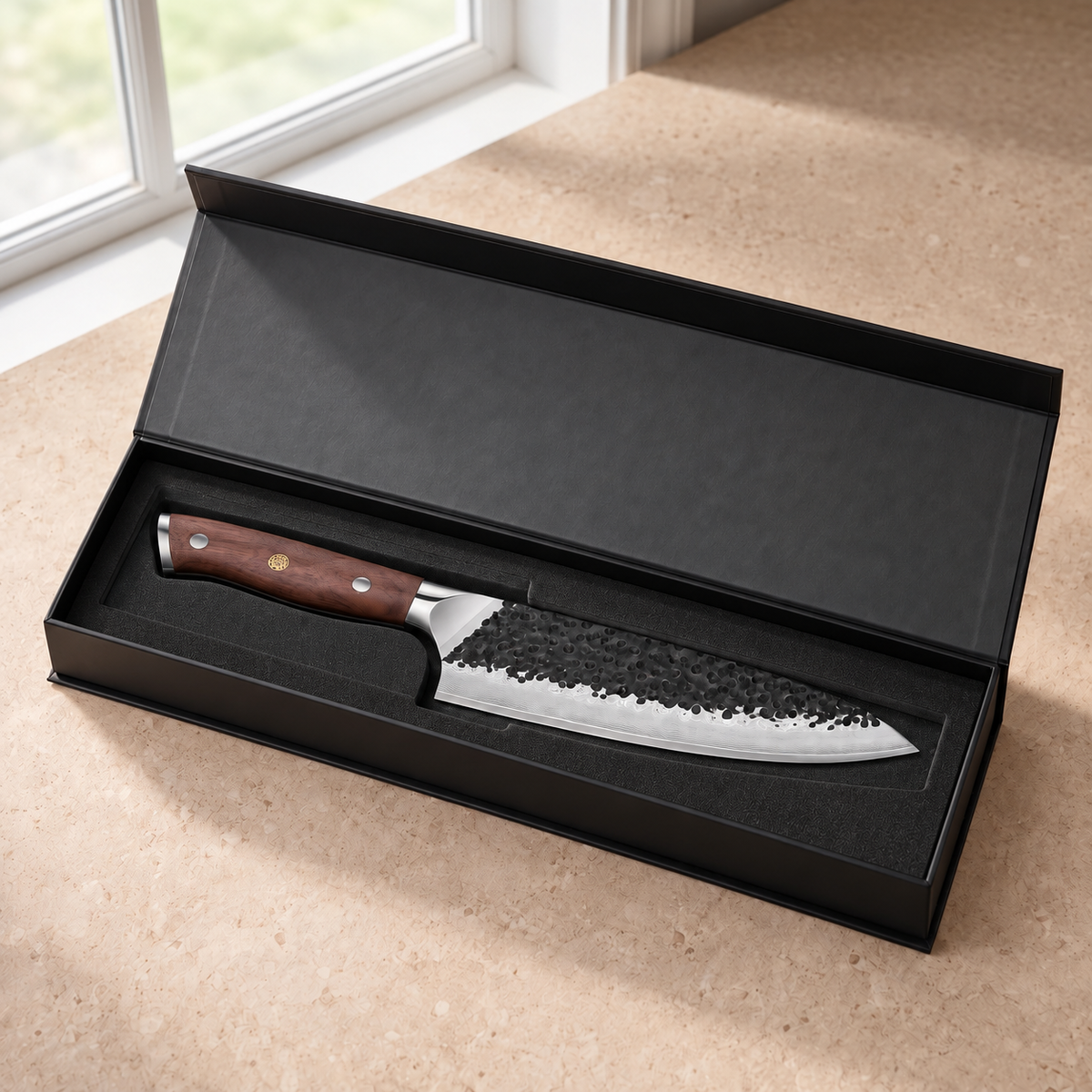 Couteau de chef Kuon — détail KIRUHA