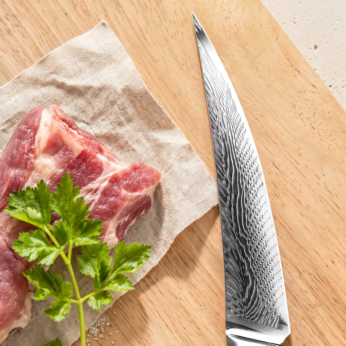 Couteau à steak Akeno — détail KIRUHA