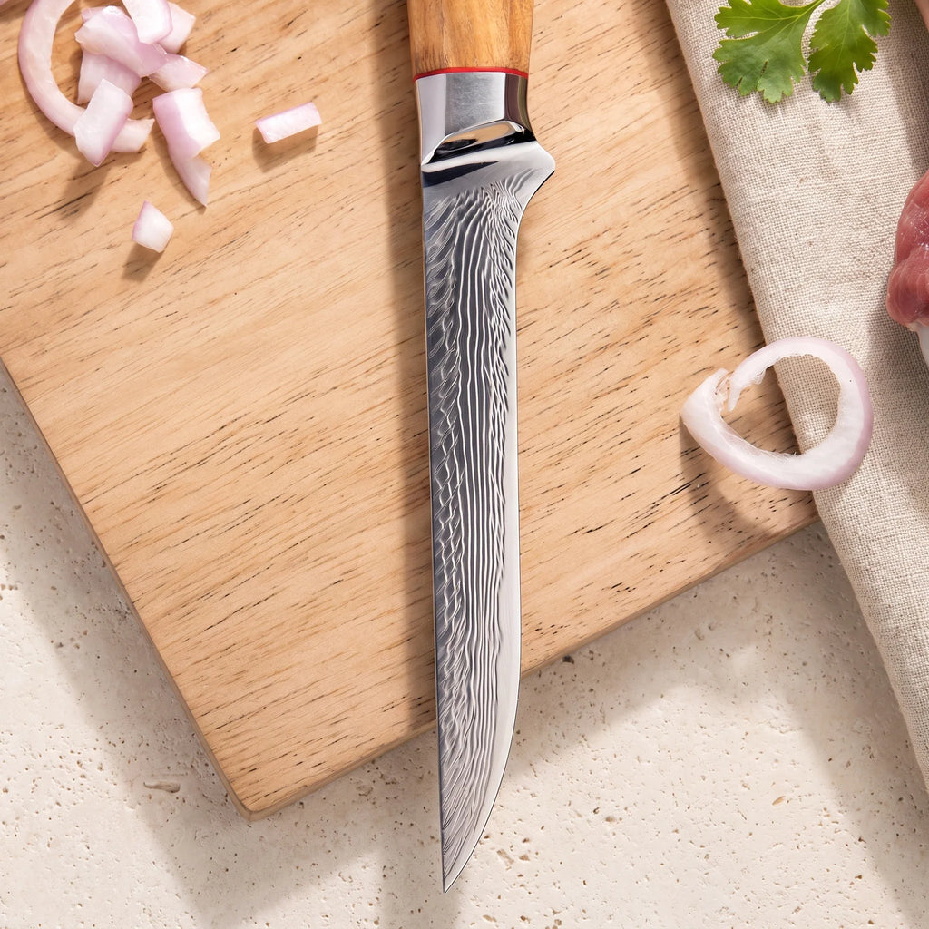 Couteau désosseur Akeno — détail KIRUHA