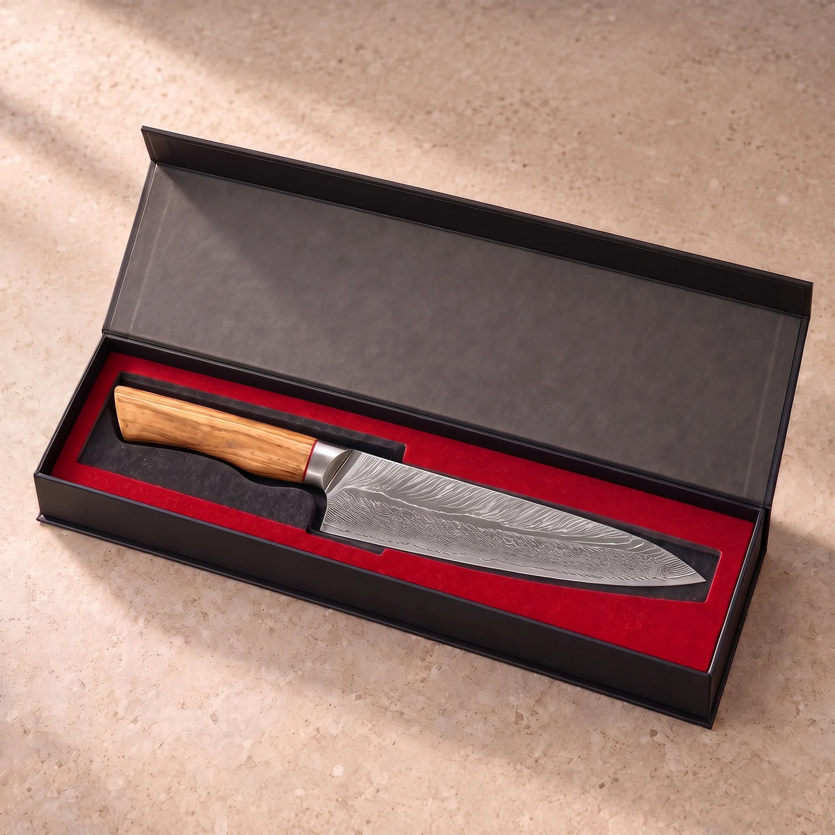 Couteau Gyuto Akeno — détail KIRUHA