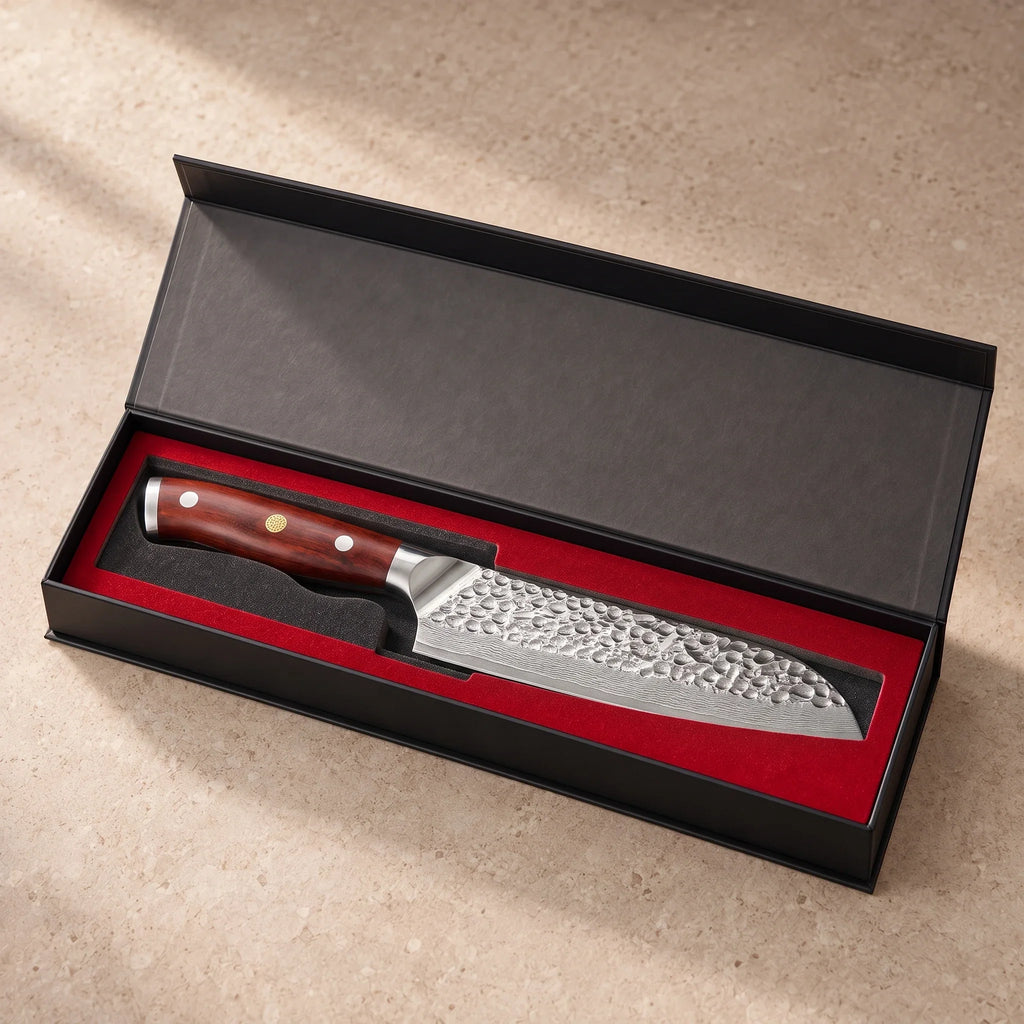 Couteau Santoku Rinto — détail KIRUHA