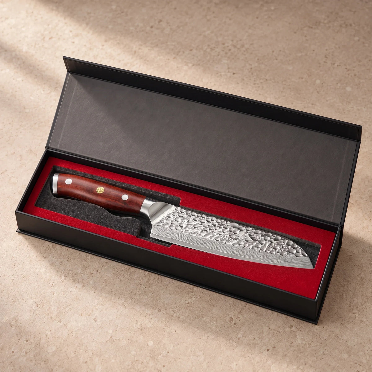 Couteau Santoku Rinto — détail KIRUHA