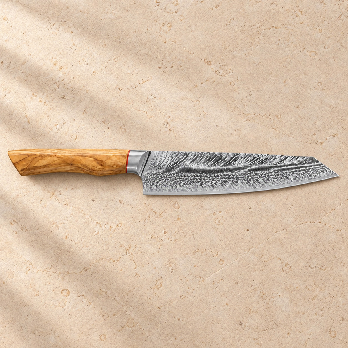 Couteau Kiritsuke Akeno — détail KIRUHA