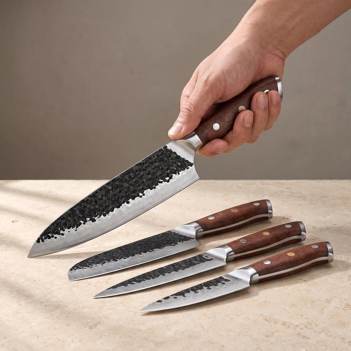 Set japonais Kuon — 4 couteaux — vue principale KIRUHA