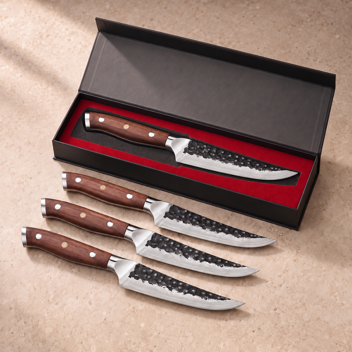 Set de 4 couteaux à steak Kuon — détail KIRUHA