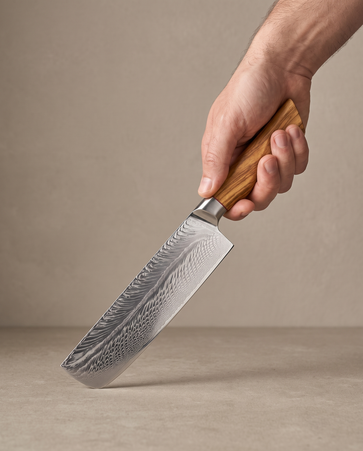 Couteau Nakiri Akeno — vue principale KIRUHA