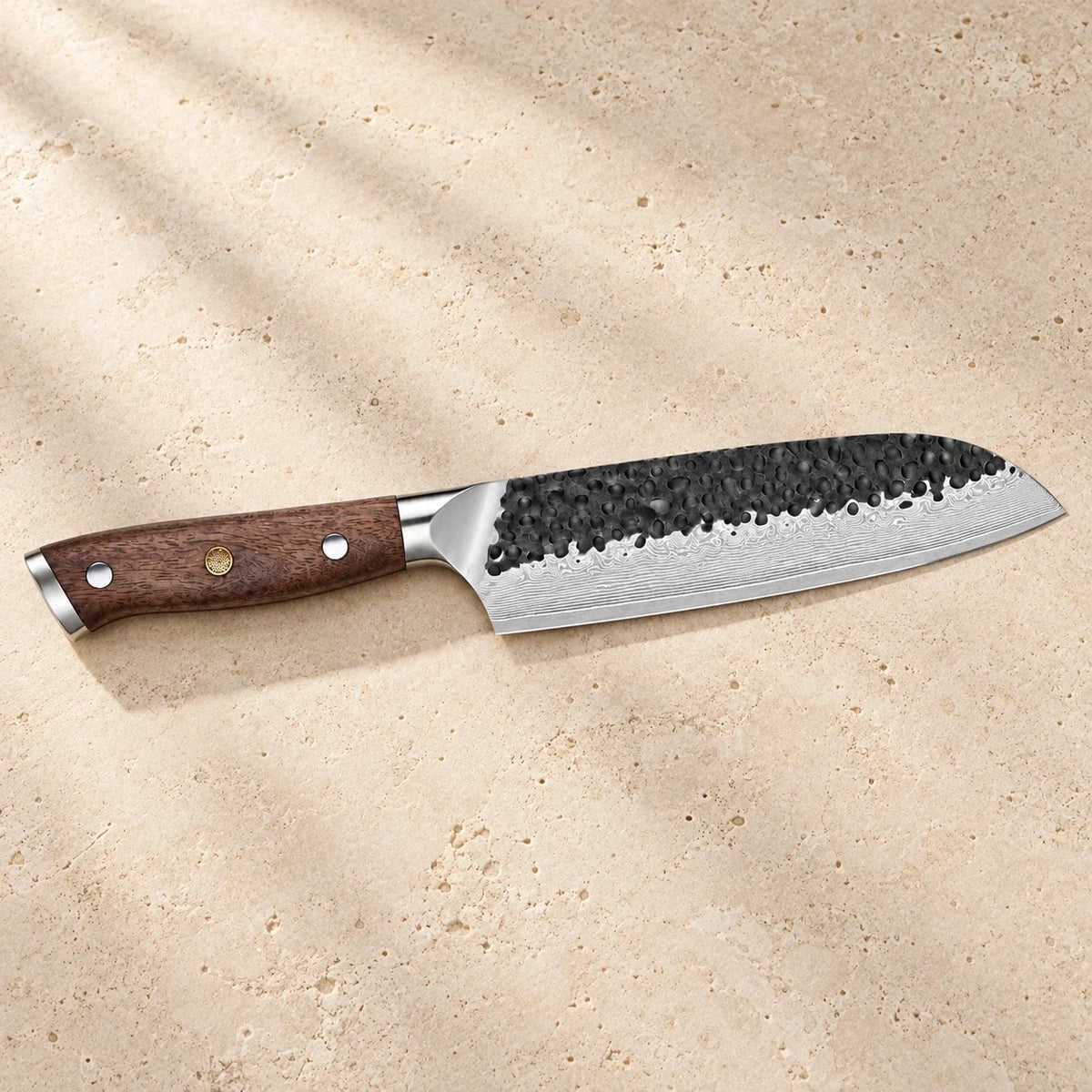 Couteau Santoku Kuon — détail KIRUHA