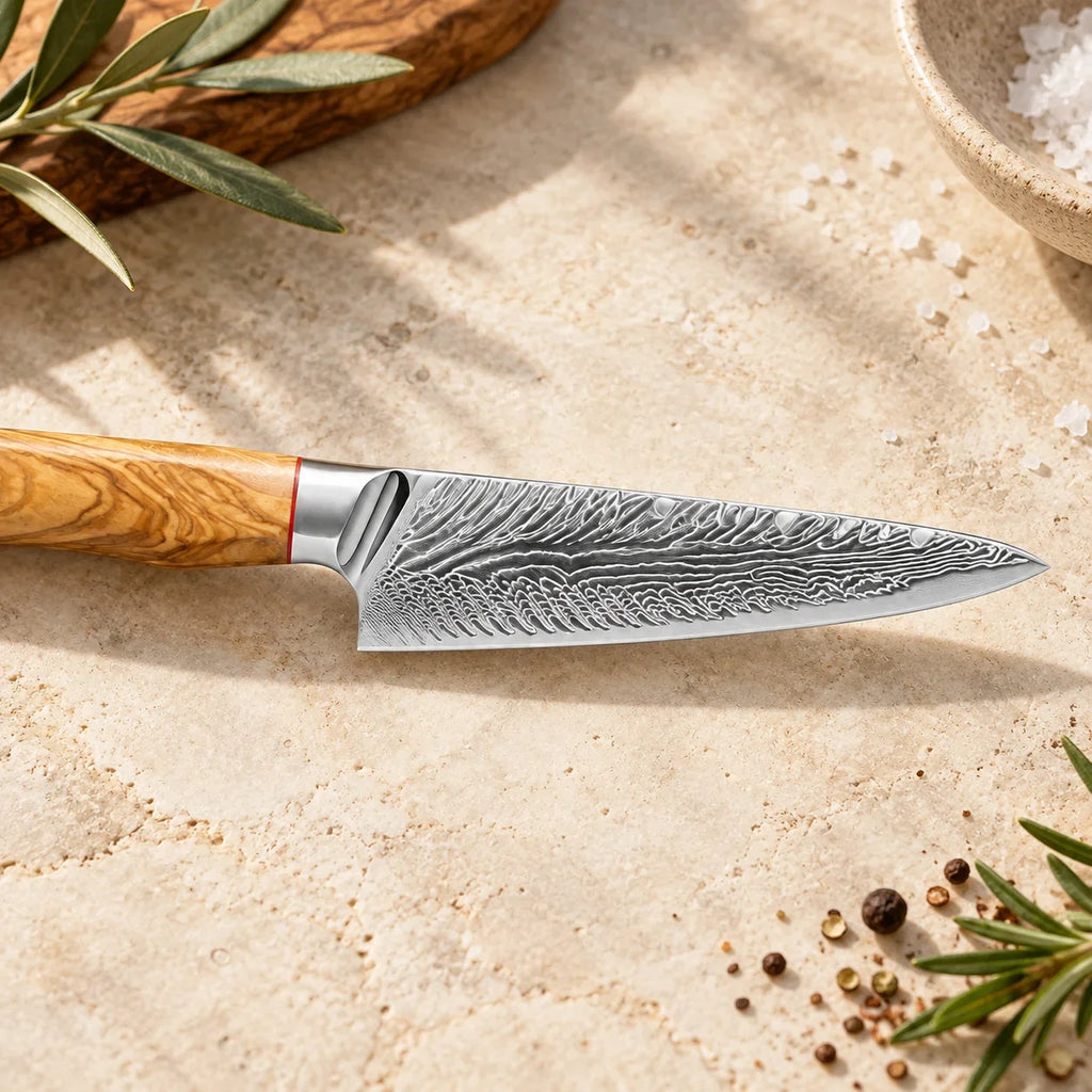 Couteau utilitaire Akeno — détail KIRUHA