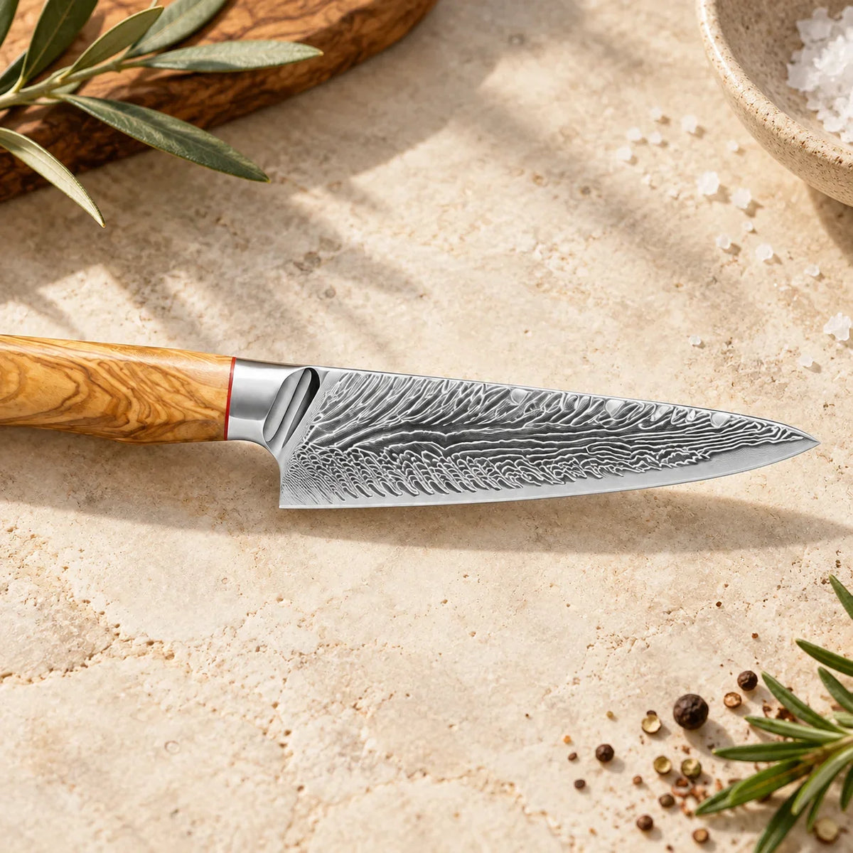 Couteau utilitaire Akeno — détail KIRUHA