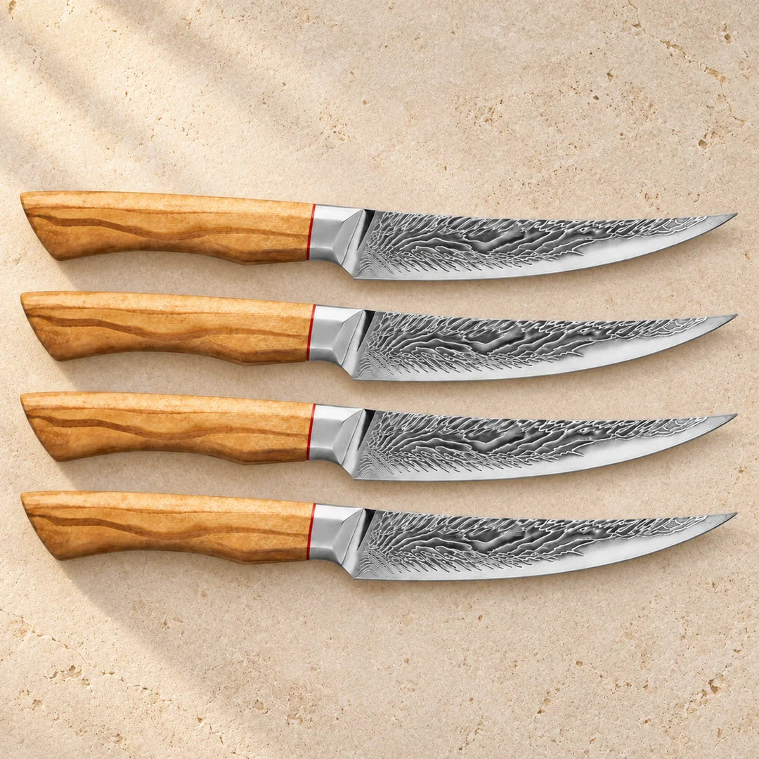 Set de 4 couteaux à steak Akeno