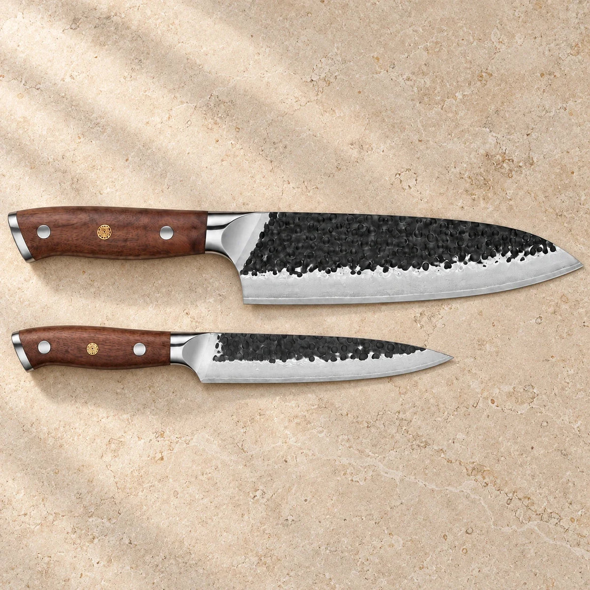 Set japonais Kuon — 2 couteaux — détail KIRUHA